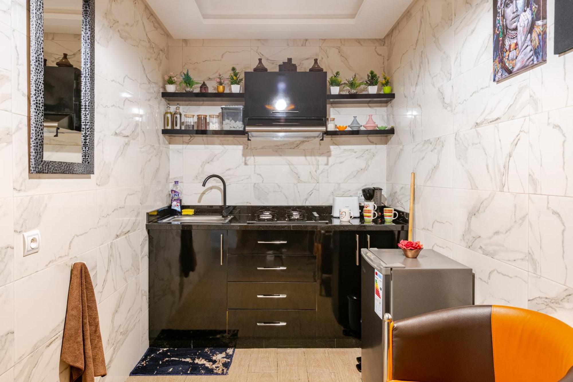 Studio Elegant Au Coeur De La Medina De Rabat Buitenkant foto