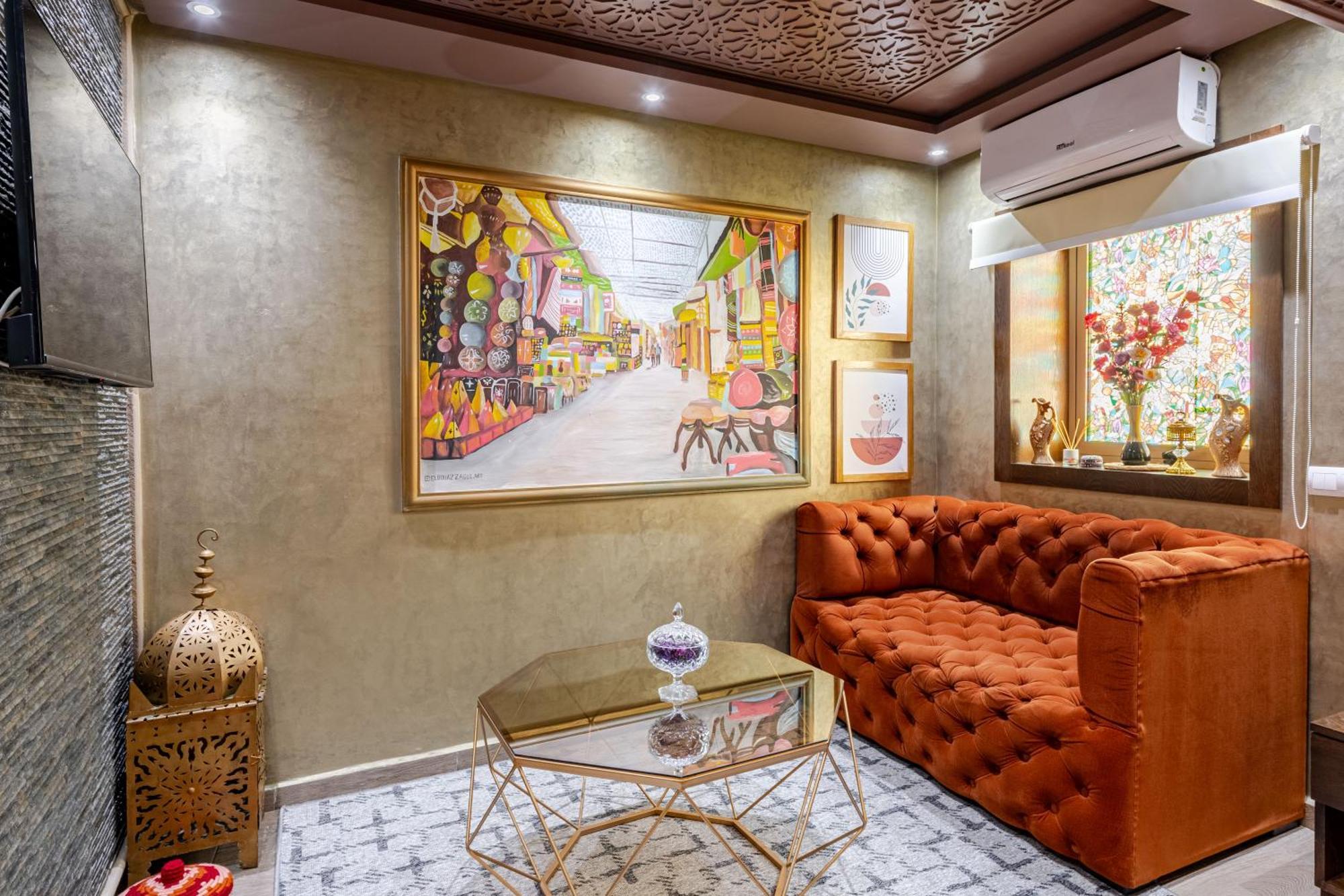 Studio Elegant Au Coeur De La Medina De Rabat Buitenkant foto