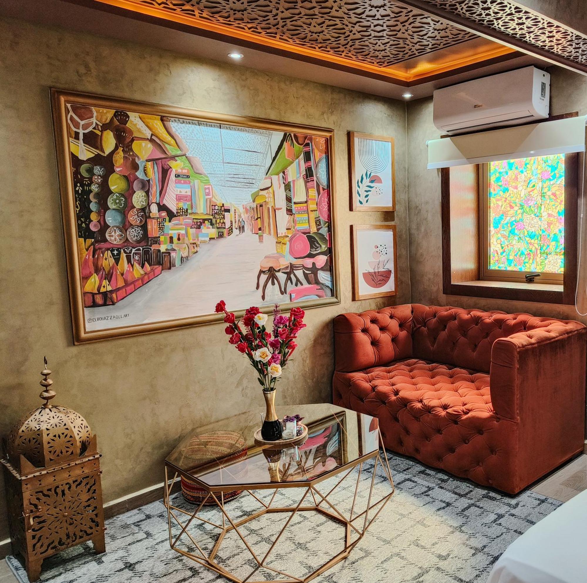 Studio Elegant Au Coeur De La Medina De Rabat Buitenkant foto